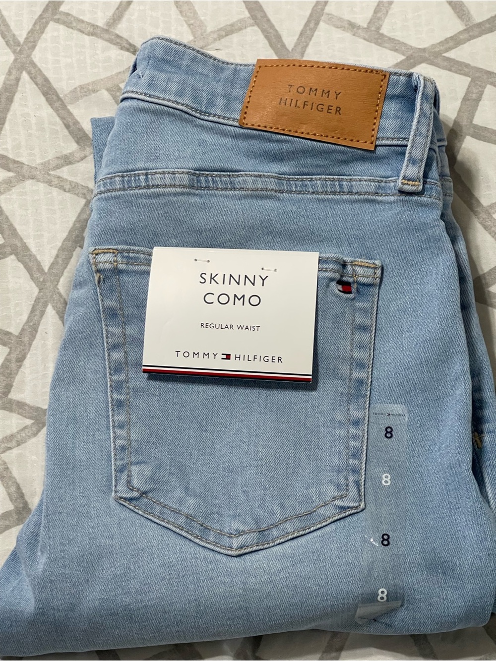 Tommy Hilfiger Light Blue Skinny Como Jeans